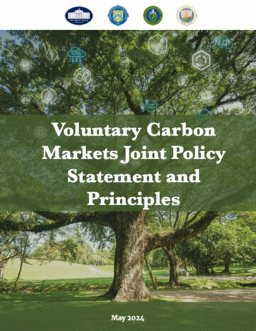 United States takes a huge step towards high integrity voluntary carbon markets.