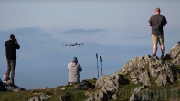 Watch A KC-135 Stratotanker Fly Low Level In The Mach Loop For The First Time