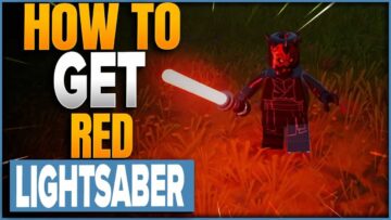 Where To Find RED LIGHTSABER In Star Wars LEGO Fortnite