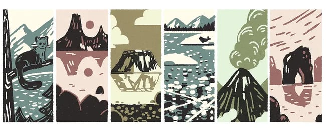 coolest google doodles, russian nature reserves 