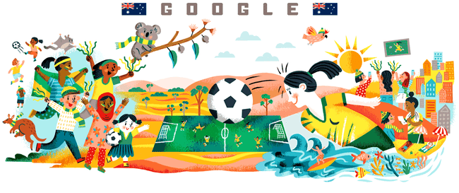 coolest google doodles, womens world cup