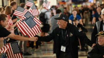 American sends World War II veterans off in honor of the 80th anniversary of D-Day in France