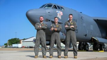 B-52 Crew Receive Award For Heroic Recovery at 1,200 Feet After Uncontrolled Left Roll and Dive