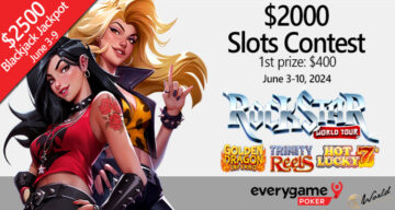 Everygame Poker Presents June’s Gaming Extravaganza with Slots Contest and Blackjack Jackpot